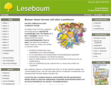 Tablet Screenshot of lesebaum.de